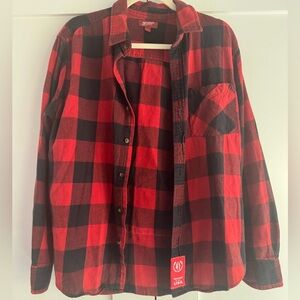 Vintage Star Wars Flannel Shirt L – Upcycled Plaid Remade USA Arizona Jeans